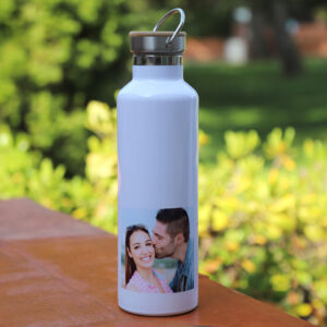 Botella termo personalizada – Blanca 750 ml