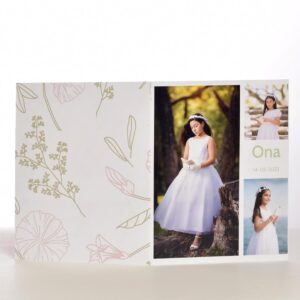 Díptico Comunión Flores