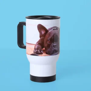 Taza termo blanca personalizable