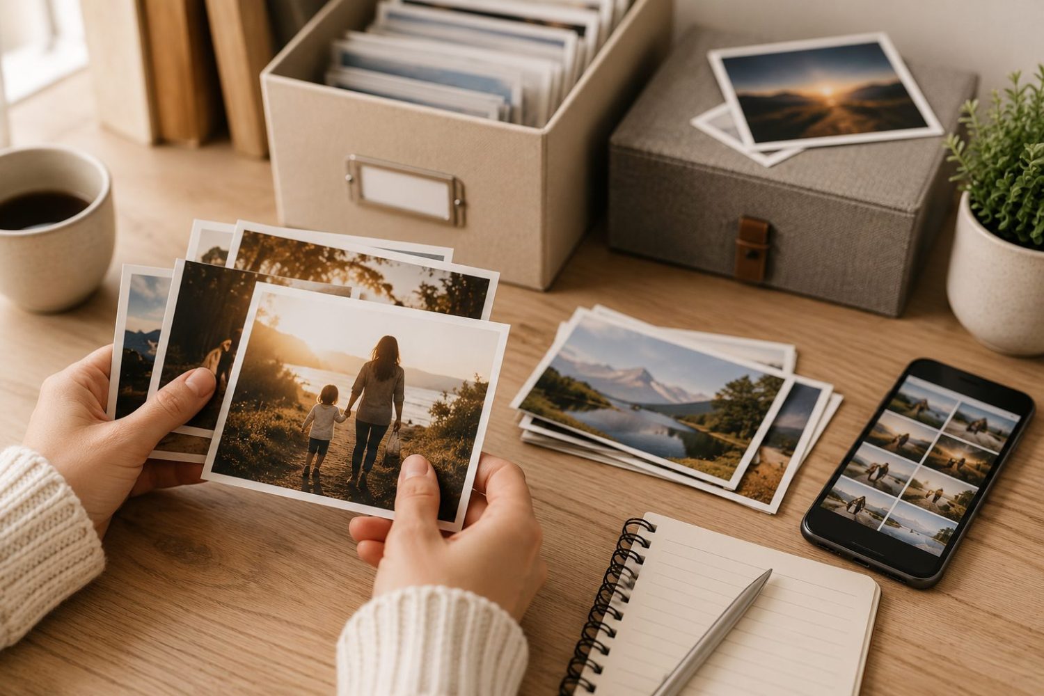 Organizar tus fotos y crear recuerdos duraderos